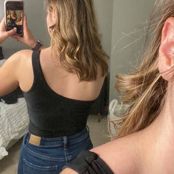 Missguided Black Slinky One Shoulder Bodysuit 2 - Picture 2 of 13